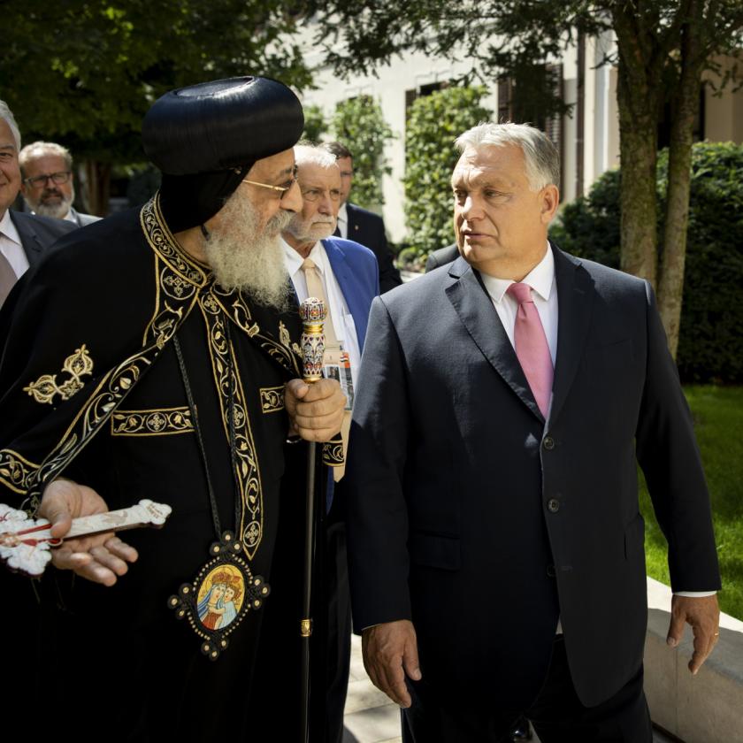 Tavadrosz kopt pápát fogadta Orbán