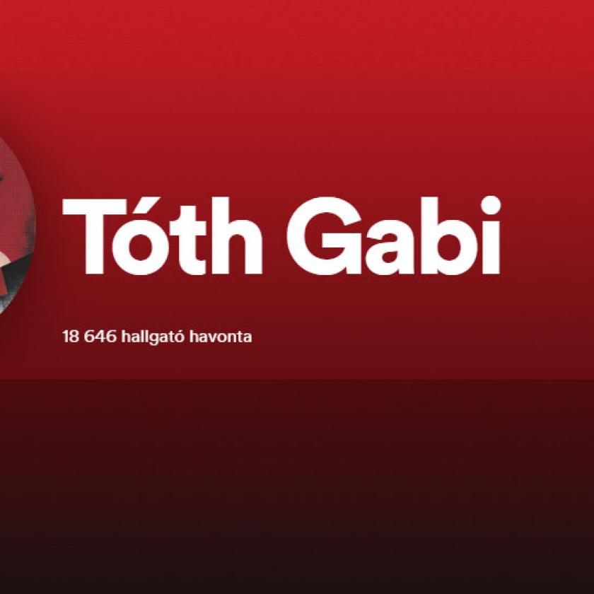 Tóth Gabriella művésznő albuma hogyan teljesít a Spotify zeneszolgáltatónál?