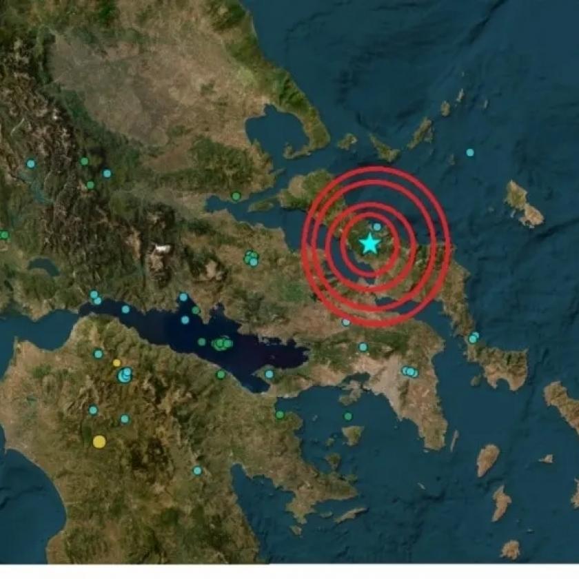 Erős földrengés rázta meg Görögországot