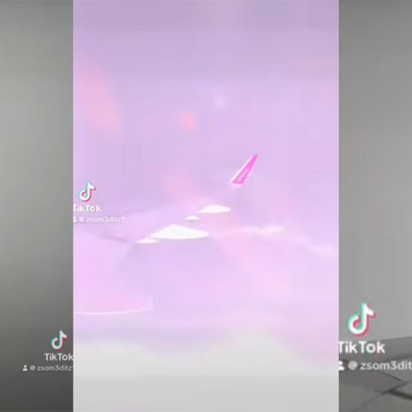Villámcsapás érte a Wizz Air budapesti járatát - VIDEÓ