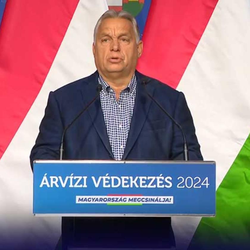 Orbán Viktor részletes vízállásjelentést adott