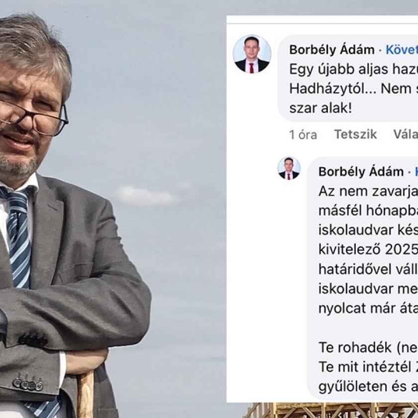 Trágár jelzővel illette Hadházy Ákost a fideszes politikus 