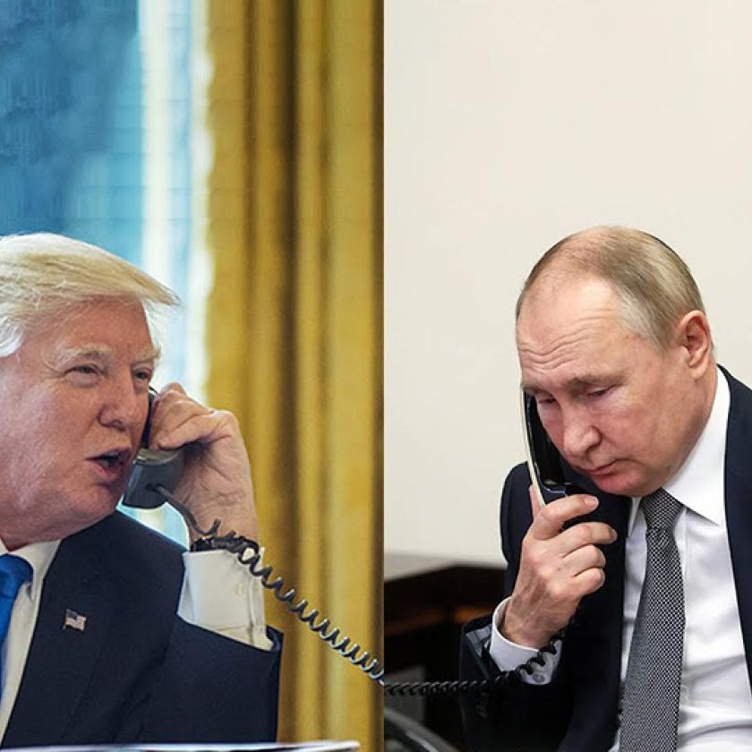 Megtörtént a telefonhívás Donald Trump és Vlagyimir Putyin között