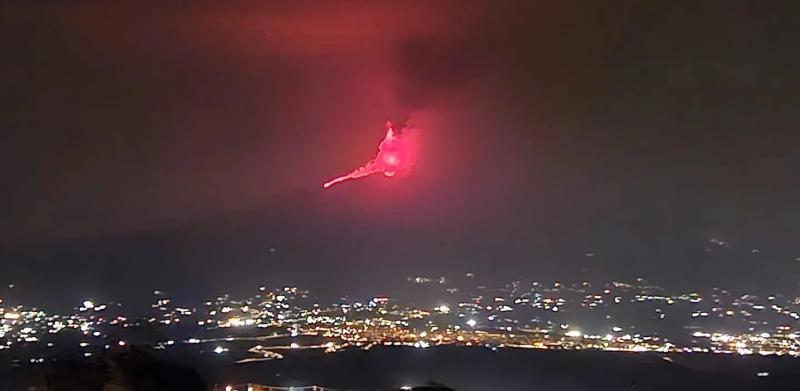 Mintha egy szörny közeledne - a tomboló Etna hangja - VIDEÓ