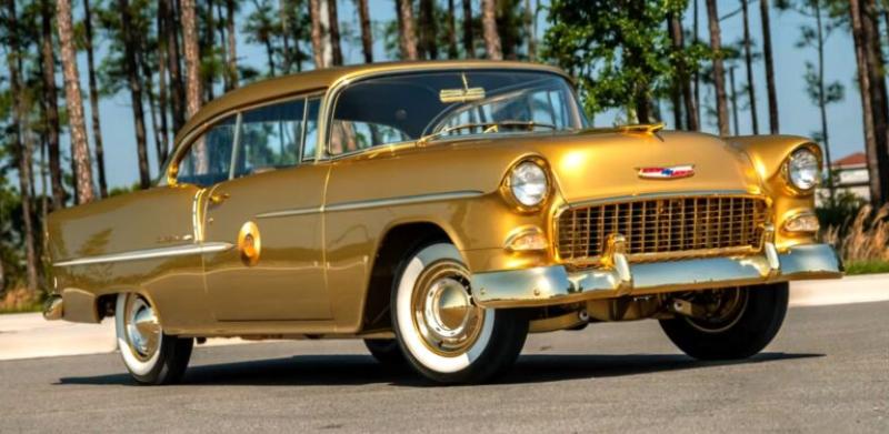 A GM hivatalos, három arany Chevy Bel Air-jének az izgalmas rejtélye