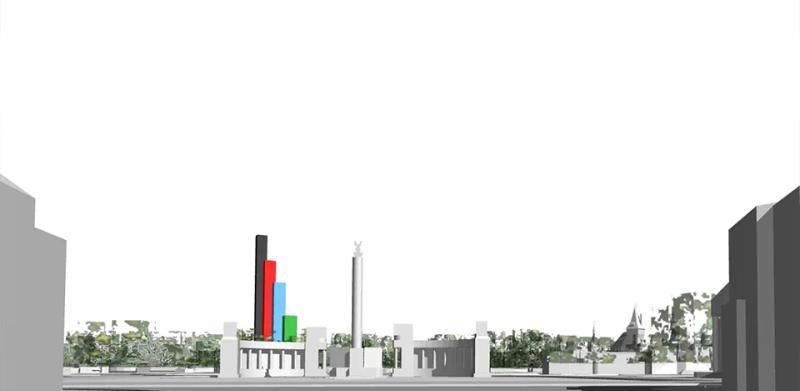 Itt a látványvizsgálat: így fog kinézni, ha 420 méteres felhőkarcoló épül a Rákosrendezőre 